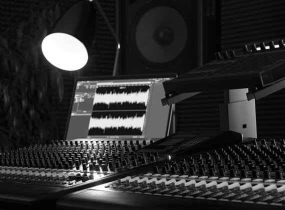 audio mixing desk lamp mixer speaker remixing remix sound mix grayscale black and white