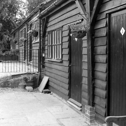 Blatches Farm Bed and Breakfast grayscale black and white